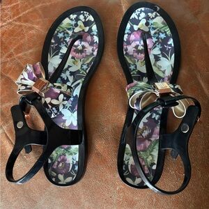 Beautiful, like new, Tom Ford floral sandals  never worn.